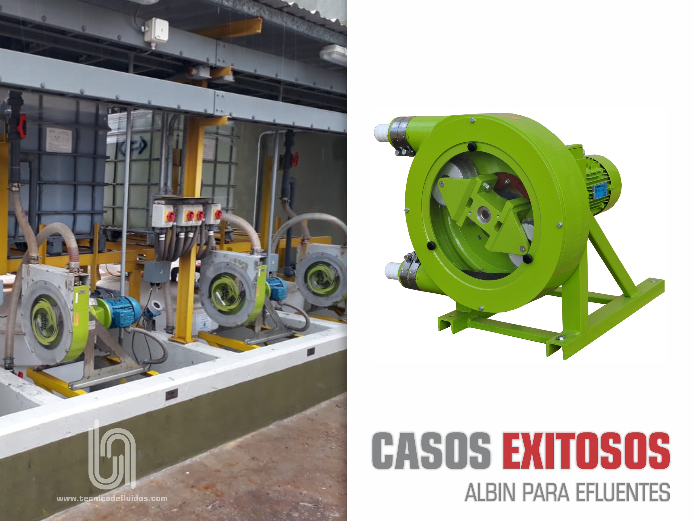 CASOS EXITOSOS - ALBIN PARA EFLUENTE CLORADO