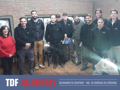 TDF ACADEMY - SEMINARIO IN COMPANY - IND. DE BEBIDAS EN CÓRDOBA CAPITAL