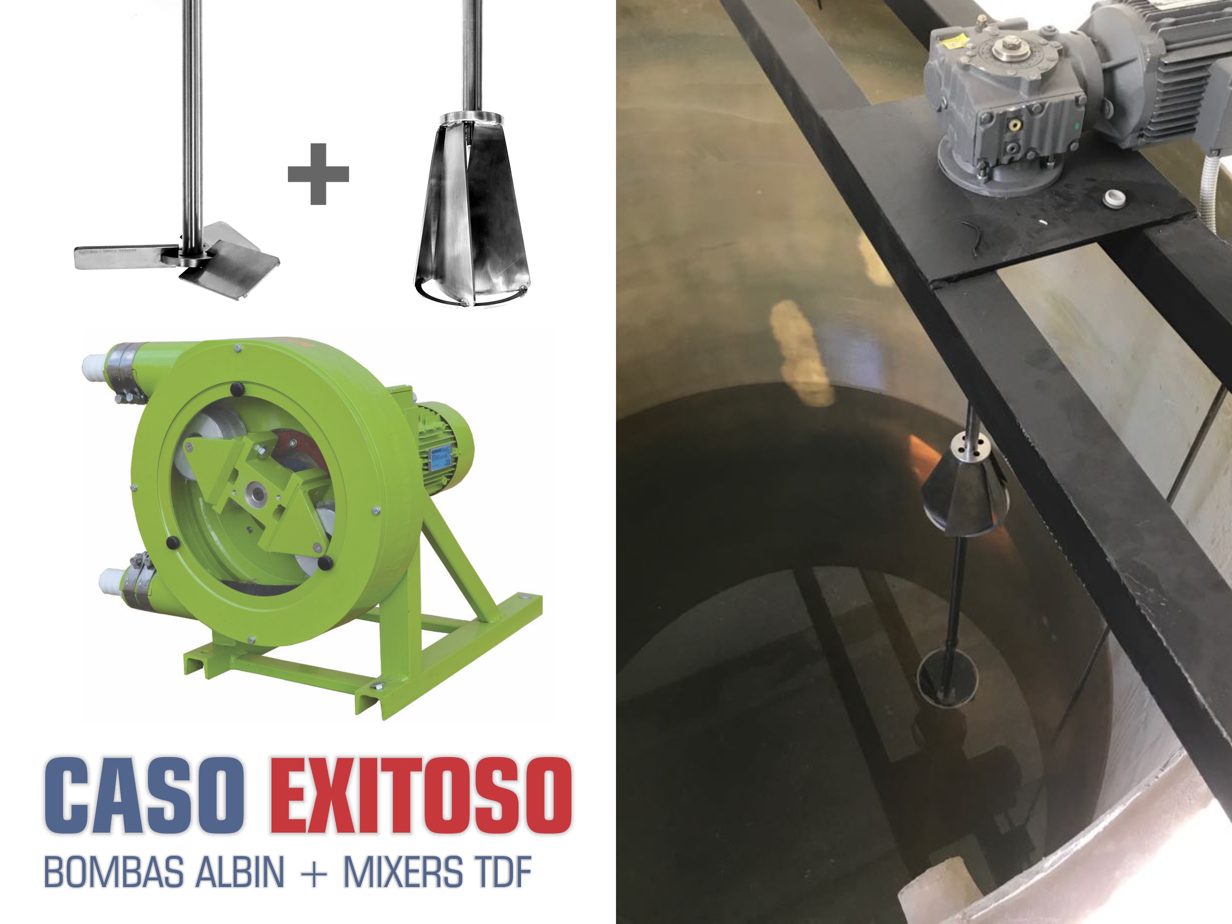 CASO EXITOSO – BOMBAS ALBIN + MIXERS TDF PARA PURIFICACIÓN DE AGUA 