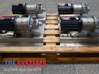 TDF SYSTEMS - SKID PARA ENVÍO DE AGUA CON ACEITE