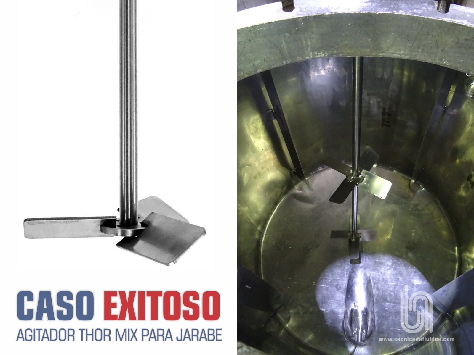 Confundir Santuario Radar CASO EXITOSO - AGITADOR THOR MIX PARA JARABE | TDF Bombas industriales