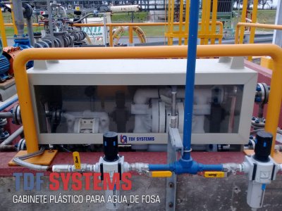 TDF SYSTEMS - GABINETE PLÁSTICO PARA BOMBA NEUMÁTICA