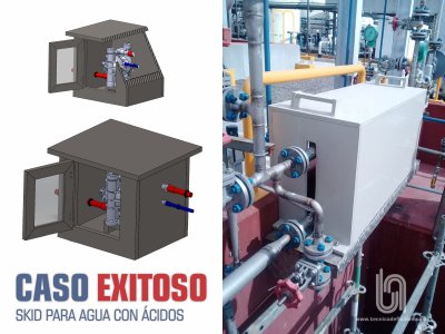 CASO EXITOSO - SKID PARA TRASVASE DE ÁCIDO 