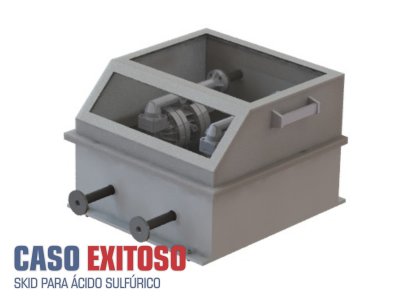 CASO EXITOSO - SKID PARA TRASVASE DE ÁCIDO SULFÚRICO 