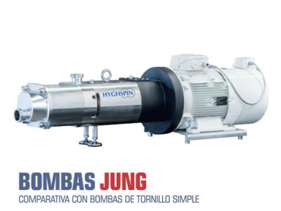 JUNG - BOMBAS HYGHSPIN VS BOMBAS DE TORNILLO SIMPLE