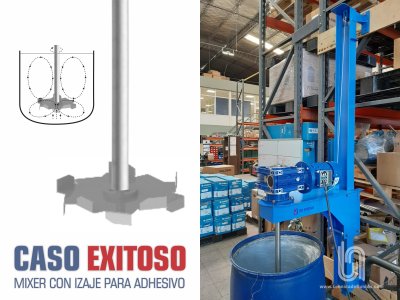 CASO EXITOSO - TDF IRON MIX CON IZAJE PARA ADHESIVO 