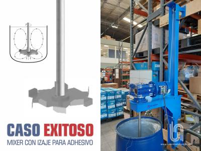 CASO EXITOSO - TDF IRON MIX CON IZAJE PARA ADHESIVO 