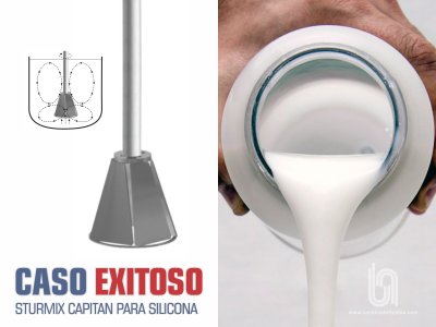 CASO EXITOSO - AGITADOR STURMIX CAPITAN CON MALACATE PARA SILICONA