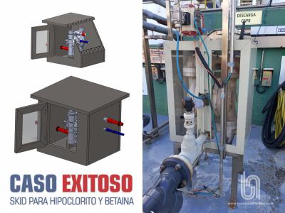 CASO EXITOSO – SKID WILDEN PARA HIPOCLORITO Y BETAINA 