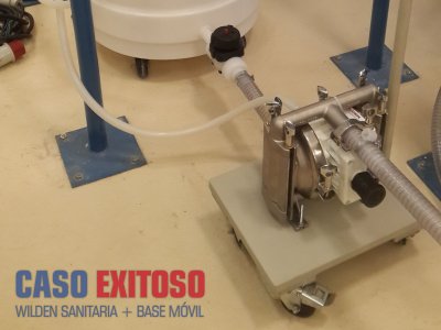 CASO EXITOSO - WILDEN + BASE PARA FLUIDO SANITARIO