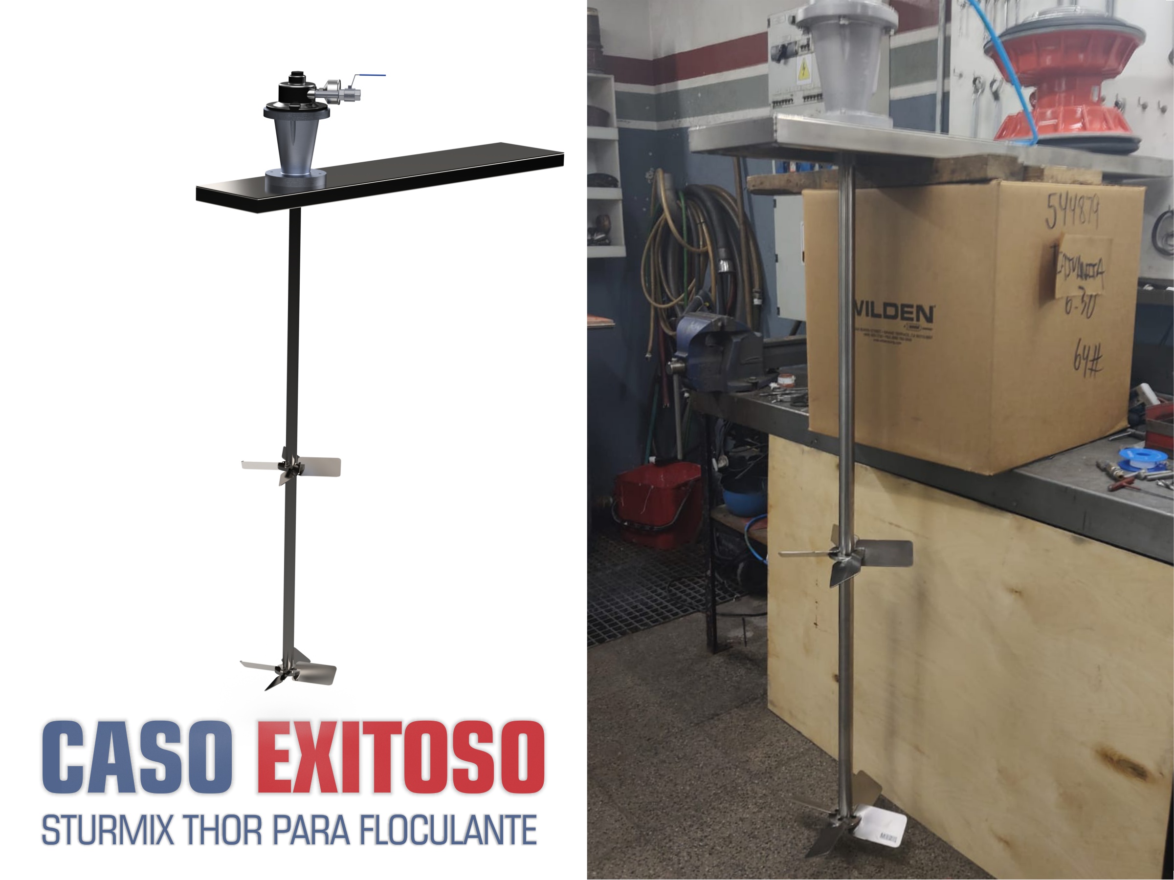 CASO EXITOSO - STURMIX THOR PARA FLOCULANTE 