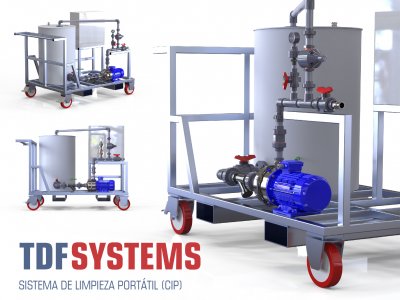 TDF SYSTEMS - SISTEMA DE LIMPIEZA PORTÁTIL (CIP)