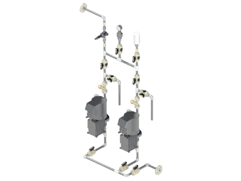 Skids de Dosificación Química en Armario TDF Systems